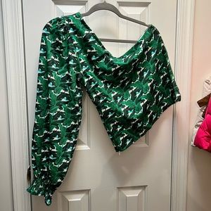 Anthropologie Forever That Girl One Shoulder Top Sz 8